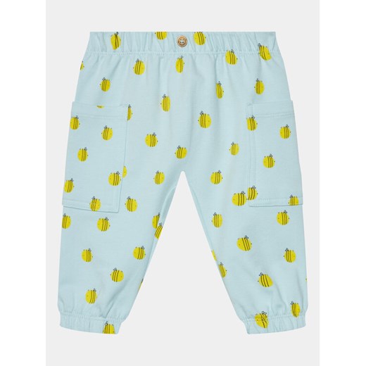 United Colors Of Benetton Spodnie dresowe 3VHBAF01P Niebieski Regular Fit ze sklepu MODIVO w kategorii Spodnie i półśpiochy - zdjęcie 181172126