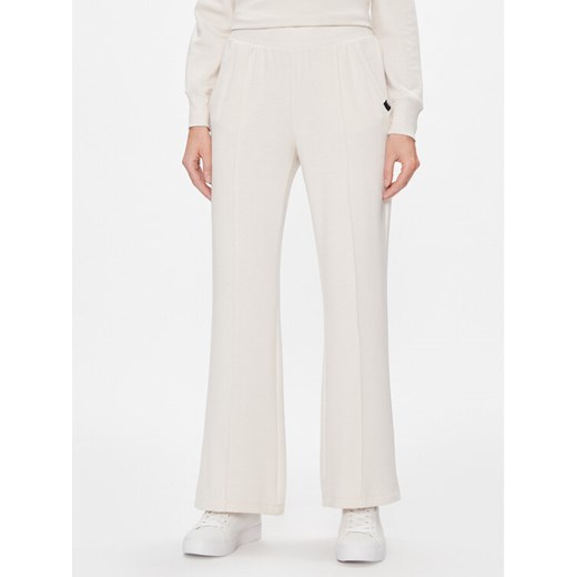 DKNY Sport Spodnie materiałowe DP3P3339 Écru Wide Leg M MODIVO