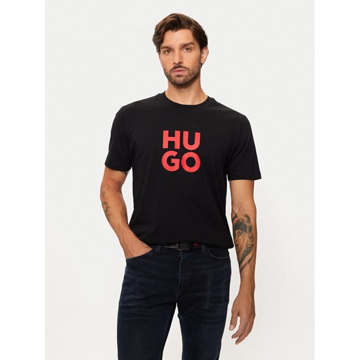Hugo T-Shirt Racing Bulls 50523839 Czarny Regular Fit ze sklepu MODIVO w kategorii T-shirty męskie - zdjęcie 181172378