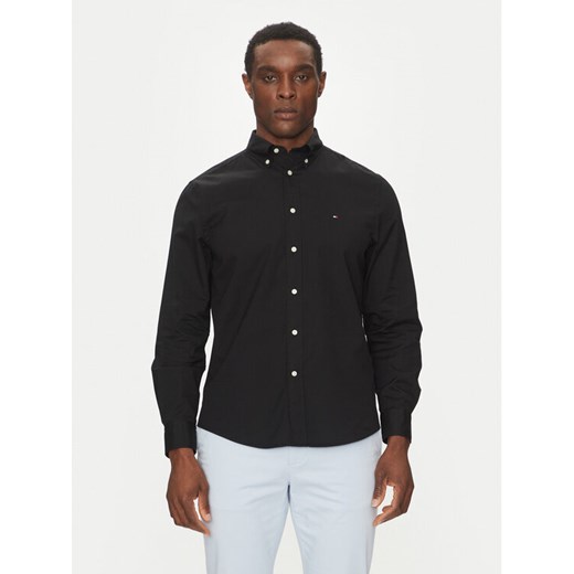 Tommy Hilfiger Koszula Core Flex MW0MW39988 Czarny Regular Fit ze sklepu MODIVO w kategorii Koszule męskie - zdjęcie 181172807