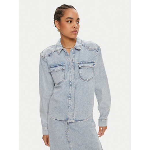 Gestuz Koszula jeansowa Kaily 10909063 Niebieski Oversize ze sklepu MODIVO w kategorii Koszule damskie - zdjęcie 181173948