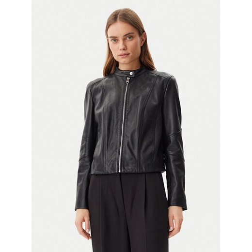 BOSS Kurtka skórzana C_Saleste 50522033 Czarny Regular Fit 42 MODIVO