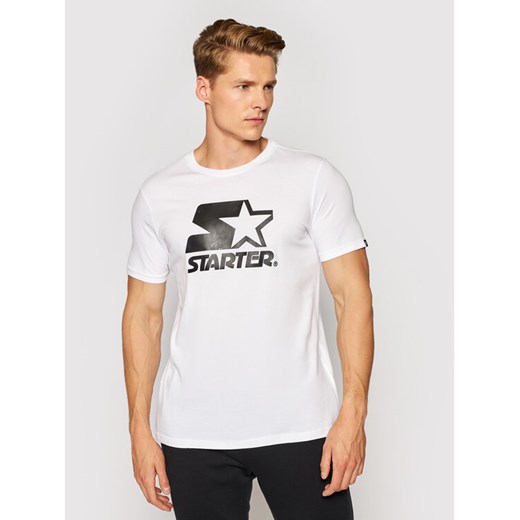 Starter T-Shirt SMG-008-BD Biały Regular Fit Starter S MODIVO