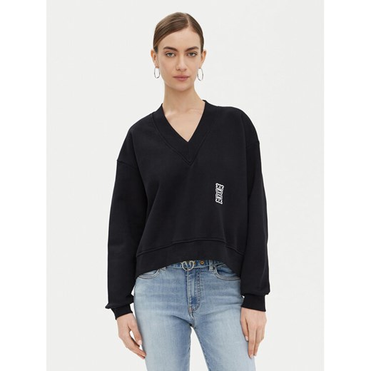 PINKO Bluza Magicmike 103724 Czarny Regular Fit ze sklepu MODIVO w kategorii Bluzy damskie - zdjęcie 181174749