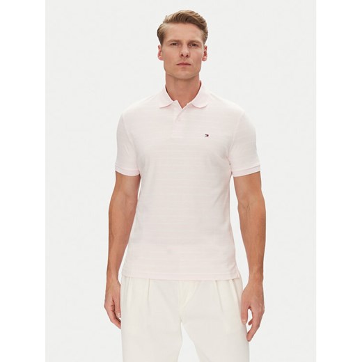 Tommy Hilfiger Polo MW0MW39994 Różowy Regular Fit Tommy Hilfiger M MODIVO