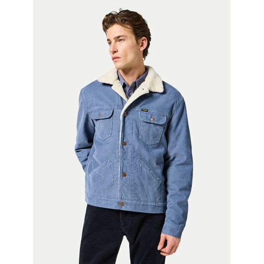 Wrangler Kurtka jeansowa 112357214 Niebieski Regular Fit ze sklepu MODIVO w kategorii Kurtki męskie - zdjęcie 181178655