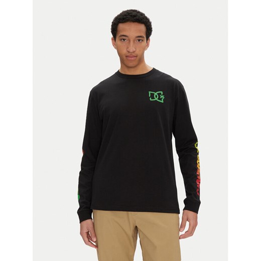 DC Longsleeve ADYZT05474 Czarny Standard Fit XXL MODIVO