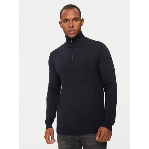KARL LAGERFELD Sweter 655008 544399 Granatowy Regular Fit ze sklepu MODIVO w kategorii Swetry męskie - zdjęcie 181182467