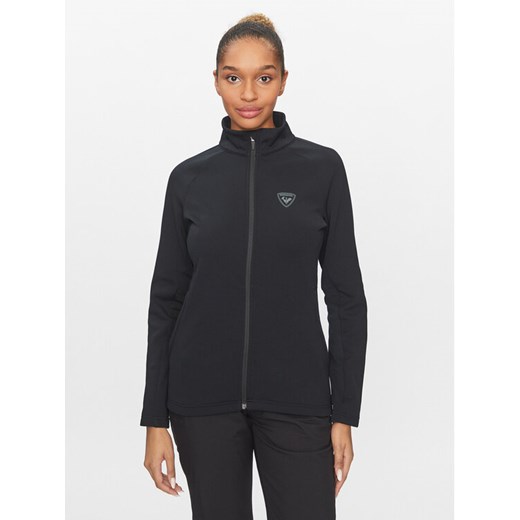 Rossignol Bluza W Classique Clim RLMWL05 Czarny Regular Fit ze sklepu MODIVO w kategorii Bluzy damskie - zdjęcie 181185016