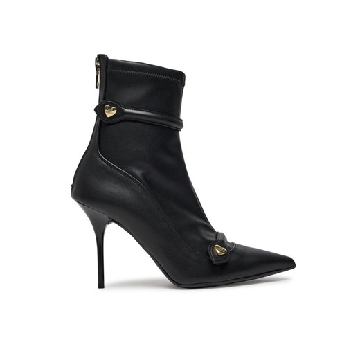 LOVE MOSCHINO Botki JA21099G0LIEZ000 Czarny ze sklepu MODIVO w kategorii Botki - zdjęcie 181185078