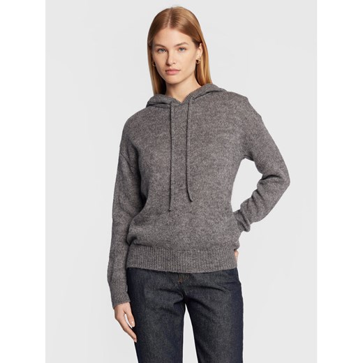 Sisley Sweter 1242M200O Szary Regular Fit ze sklepu MODIVO w kategorii Swetry damskie - zdjęcie 181185199