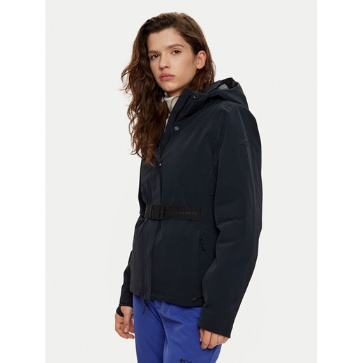 4F Kurtka narciarska 4FWAW24TTJAF678 Czarny Slim Fit ze sklepu MODIVO w kategorii Kurtki damskie - zdjęcie 181185647