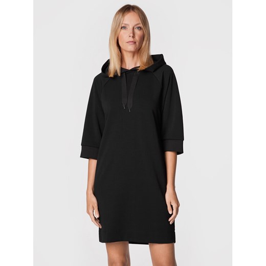 Sisley Sukienka dzianinowa 4IPRLV01T Czarny Regular Fit ze sklepu MODIVO w kategorii Sukienki - zdjęcie 181185778