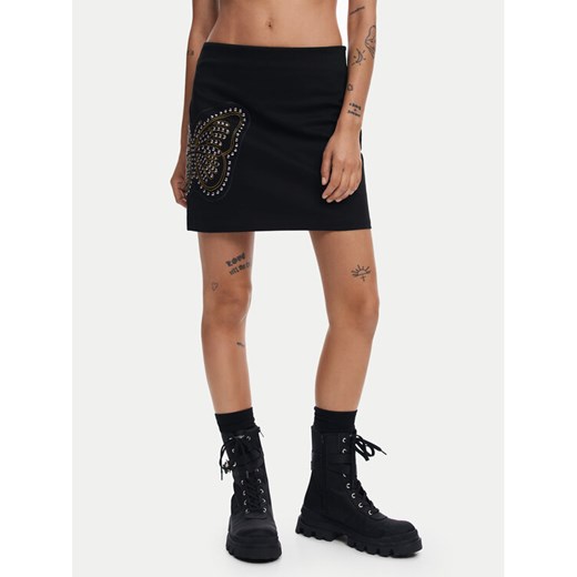 Desigual Spódnica mini Bangkok 24WWFW01 Czarny Slim Fit ze sklepu MODIVO w kategorii Spódnice - zdjęcie 181186286