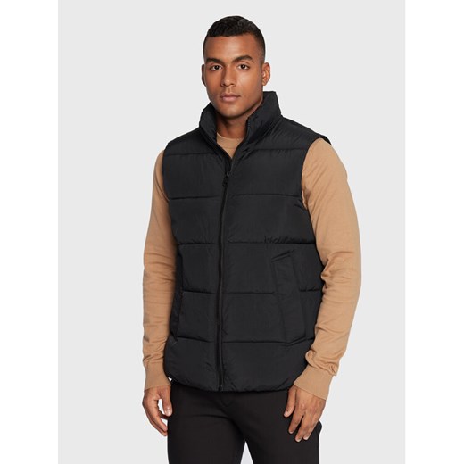 Calvin Klein Kamizelka Crinkle K10K110334 Czarny Regular Fit ze sklepu MODIVO w kategorii Kamizelki męskie - zdjęcie 181187189