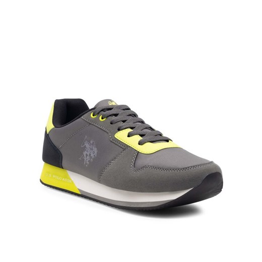 U.S. Polo Assn. Sneakersy NOBIL011M/CNH1 Szary ze sklepu MODIVO w kategorii Buty sportowe męskie - zdjęcie 181187269