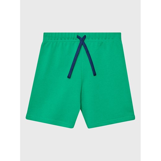 United Colors Of Benetton Szorty sportowe 3J70G900P Zielony Regular Fit ze sklepu MODIVO w kategorii Spodenki niemowlęce - zdjęcie 181188318
