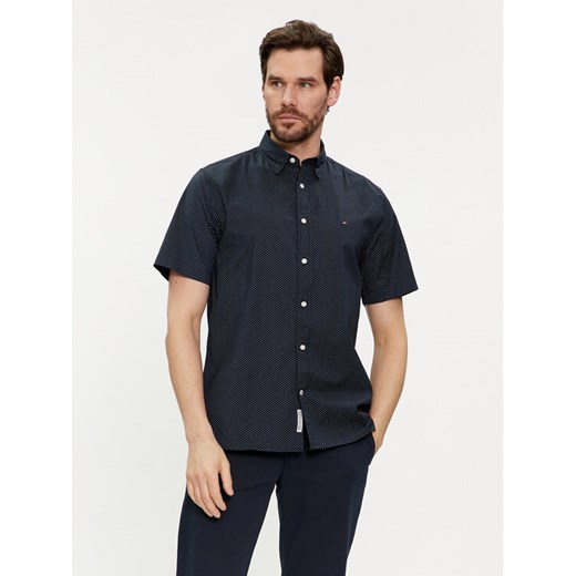 Tommy Hilfiger Koszula MW0MW36138 Granatowy Regular Fit ze sklepu MODIVO w kategorii Koszule męskie - zdjęcie 181190178