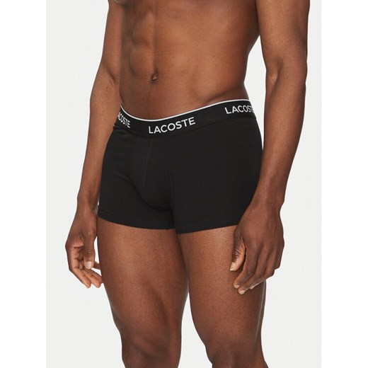 Lacoste Komplet 3 par bokserek 5H1300 Czarny ze sklepu MODIVO w kategorii Majtki męskie - zdjęcie 181190769