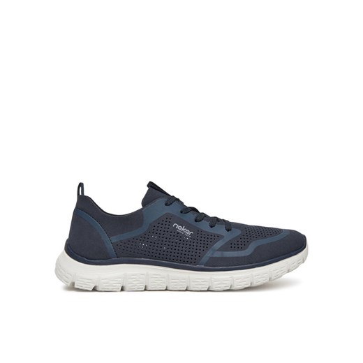 Rieker Sneakersy B6600-14 Granatowy ze sklepu MODIVO w kategorii Buty sportowe męskie - zdjęcie 181191038
