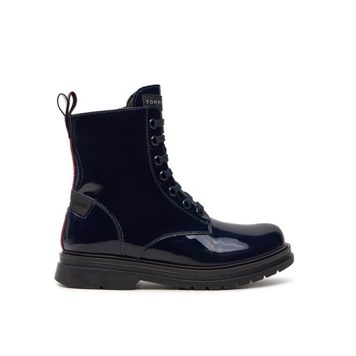 Tommy Hilfiger Botki T4A5-33588-0775 M Granatowy ze sklepu MODIVO w kategorii Buty zimowe dziecięce - zdjęcie 181191769