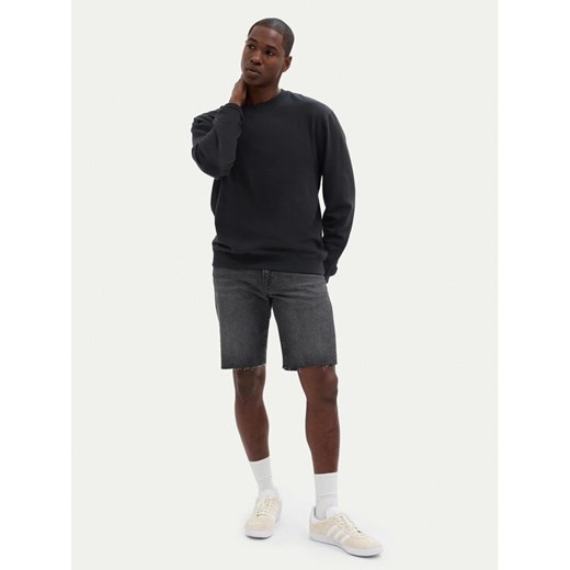 Gap Szorty jeansowe 708330-00 Szary Straight Fit ze sklepu MODIVO w kategorii Spodenki męskie - zdjęcie 181192996