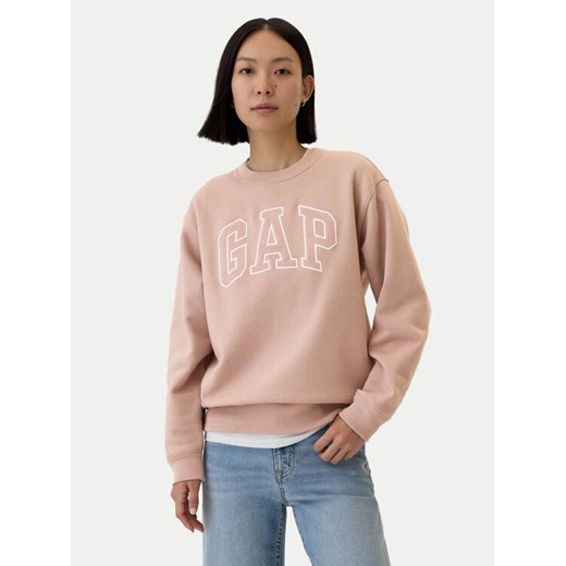 Gap Bluza 554936-36 Różowy Regular Fit ze sklepu MODIVO w kategorii Bluzy damskie - zdjęcie 181194427