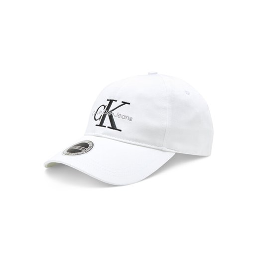 Calvin Klein Jeans Czapka z daszkiem K50K510061 Biały ze sklepu MODIVO w kategorii Czapki z daszkiem męskie - zdjęcie 181195659
