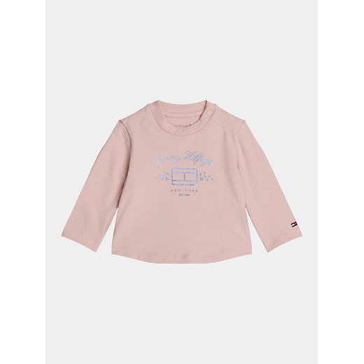 Tommy Hilfiger Bluzka KN0KN01917 Różowy Regular Fit ze sklepu MODIVO w kategorii Kaftaniki i bluzki - zdjęcie 181197115
