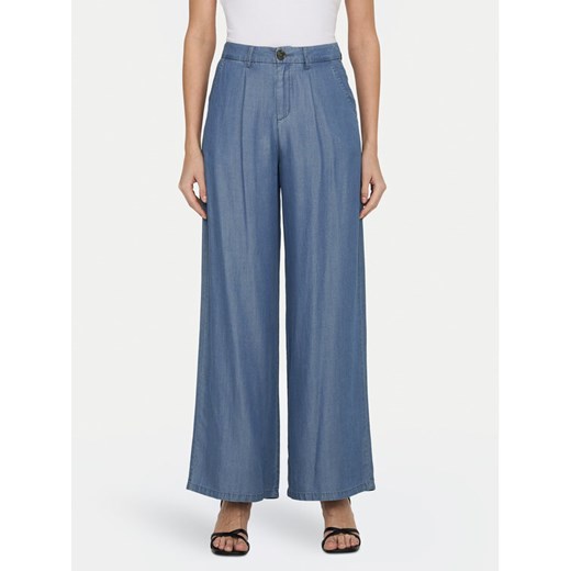 JDY Spodnie materiałowe Jasper 15283508 Niebieski Wide Leg ze sklepu MODIVO w kategorii Spodnie damskie - zdjęcie 181197119