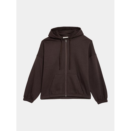 Outhorn Bluza OTHAW23TSWSF0737 Brązowy Regular Fit ze sklepu MODIVO w kategorii Bluzy damskie - zdjęcie 181202595