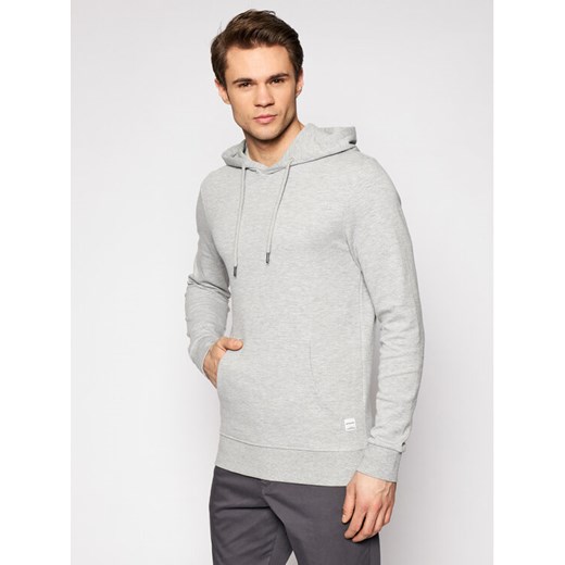 Jack&Jones Bluza Basic 12182537 Szary Regular Fit ze sklepu MODIVO w kategorii Bluzy męskie - zdjęcie 181204777