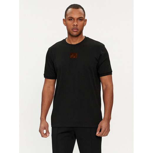 Hugo T-Shirt Diragolino_V 50501005 Czarny Regular Fit ze sklepu MODIVO w kategorii T-shirty męskie - zdjęcie 181205007