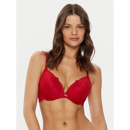 Hunkemöller Biustonosz z fiszbiną Marine 300245 Czerwony ze sklepu MODIVO w kategorii Biustonosze - zdjęcie 181206867