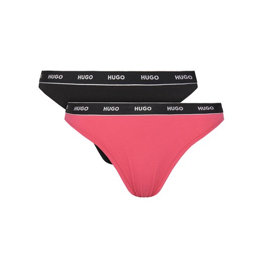 HUGO Komplet 3 par stringów 50480150 Kolorowy XL MODIVO