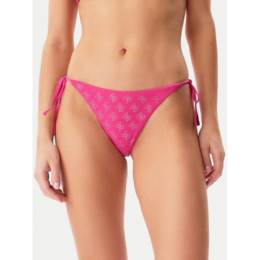 Guess Dół od bikini E5GO11 MC040 Różowy ze sklepu MODIVO w kategorii Stroje kąpielowe - zdjęcie 181207227
