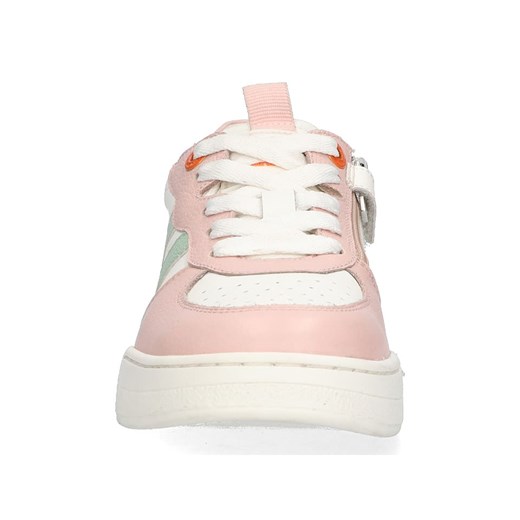 Vingino Skórzane sneakersy w kolorze biało-różowym Vingino 35 promocyjna cena Limango Polska