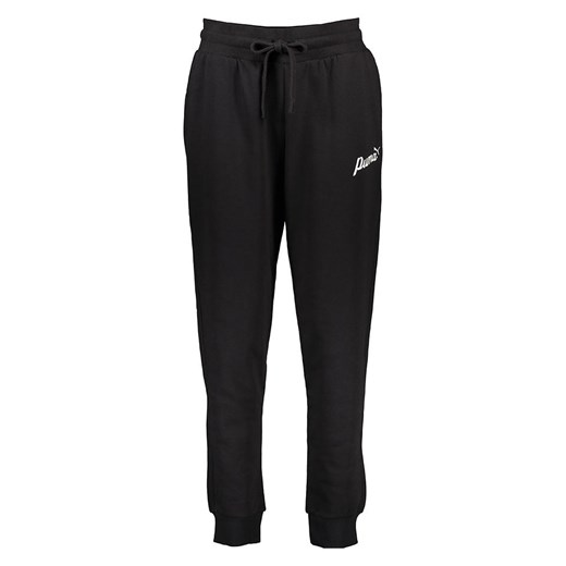 Puma Spodnie dresowe &quot;Essentials+&quot; w kolorze czarnym ze sklepu Limango Polska w kategorii Spodnie damskie - zdjęcie 181211306
