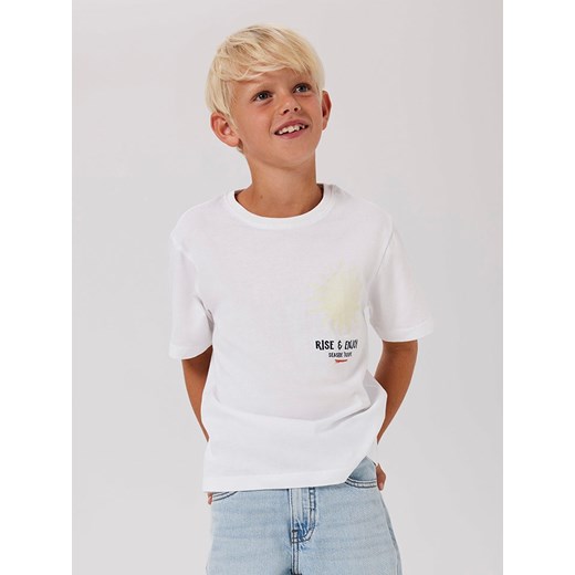 name it Koszulka &quot;Fome&quot; w kolorze białym ze sklepu Limango Polska w kategorii T-shirty chłopięce - zdjęcie 181211488