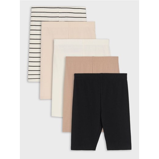 Sinsay - Krótkie legginsy 5 pack - wielobarwny - id: 751EV-MLC - marki Sinsay - 181211757 Sinsay - Krótkie legginsy 5 pack - wielobarwny ze sklepu Sinsay w kategorii Spodenki dziewczęce - zdjęcie 181211757
