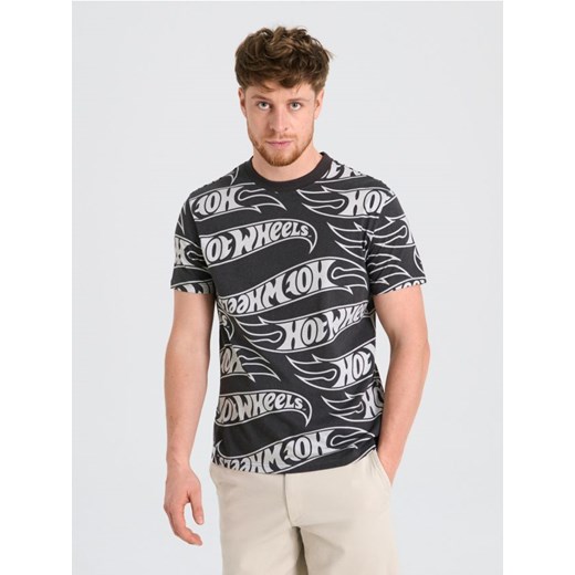 Sinsay - Koszulka Hot Wheels - szary ze sklepu Sinsay w kategorii T-shirty męskie - zdjęcie 181211759