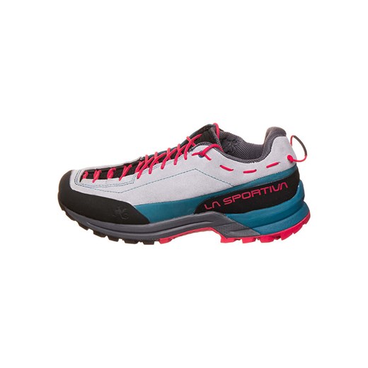 LA SPORTIVA Skórzane buty turystyczne &quot;Tx Guide&quot; w kolorze szaro-niebiesko-czerwonym ze sklepu Limango Polska w kategorii Buty trekkingowe damskie - zdjęcie 181212149