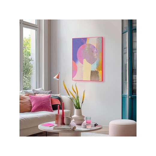 Orangewallz Druk artystyczny &quot;Coloured Abstract&quot; w ramce ze sklepu Limango Polska w kategorii Obrazy - zdjęcie 181212215