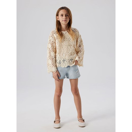 name it Szorty dżinsowe - Slim fit - w kolorze błękitnym ze sklepu Limango Polska w kategorii Spodenki dziewczęce - zdjęcie 181212526