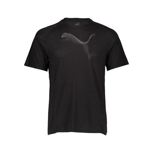 Puma Koszulka sportowa &quot;Evostripe&quot; w kolorze czarnym ze sklepu Limango Polska w kategorii Bluzki damskie - zdjęcie 181212617