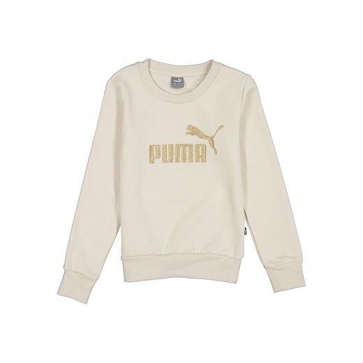 Puma Bluza &quot;ESS+ Glitter&quot; w kolorze kremowym ze sklepu Limango Polska w kategorii Bluzy dziewczęce - zdjęcie 181212729