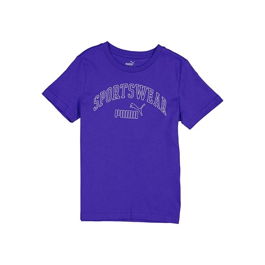 Puma Koszulka &quot;ESS+&quot; w kolorze niebieskim ze sklepu Limango Polska w kategorii T-shirty chłopięce - zdjęcie 181212757