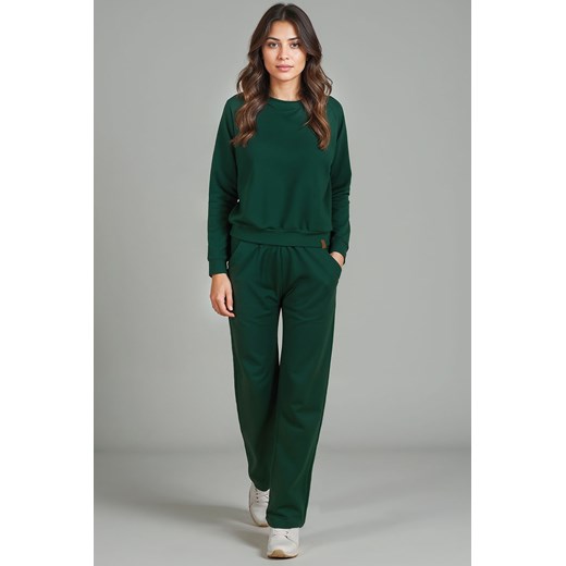 Komplet bluza+spodnie Vivisence 9205kmpl zielony ze sklepu kontri.pl w kategorii Komplety i garnitury damskie - zdjęcie 181213489