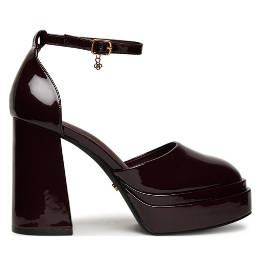 Półbuty DeeZee LW85478-6 Bordowy 38 eobuwie.pl