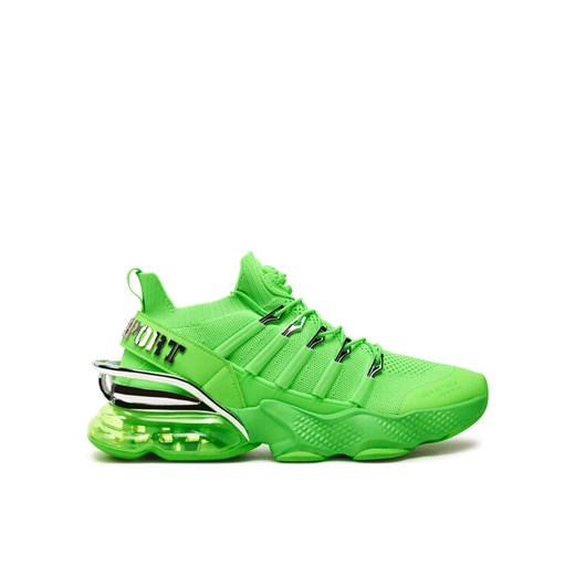 Plein Sport Sneakersy SADS USC0518 STE003N Zielony ze sklepu MODIVO w kategorii Buty sportowe męskie - zdjęcie 181216037